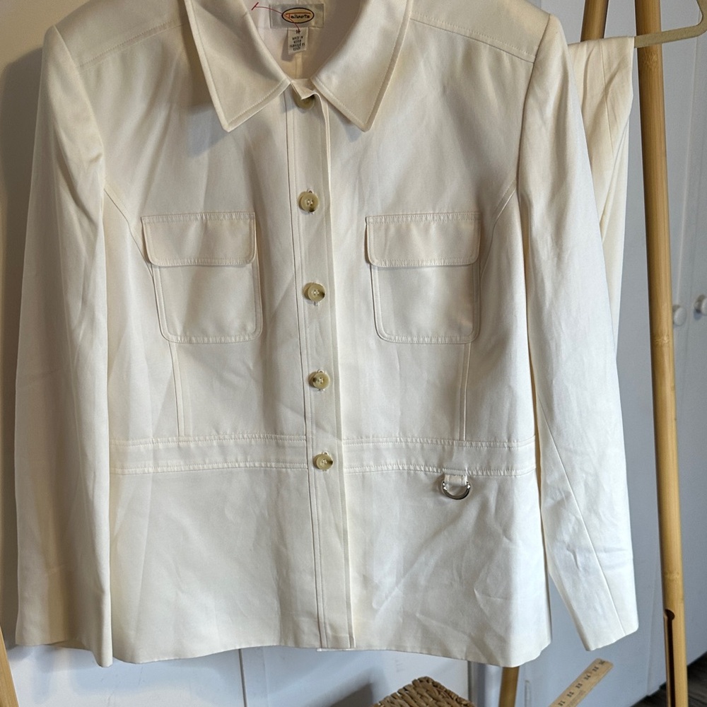 Talbots‎ Cream Utility suit - Picture 4 of 11